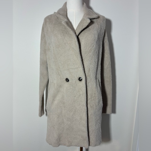 Karen Kane Notch Collar Sweater Coat - Picture 2 of 10